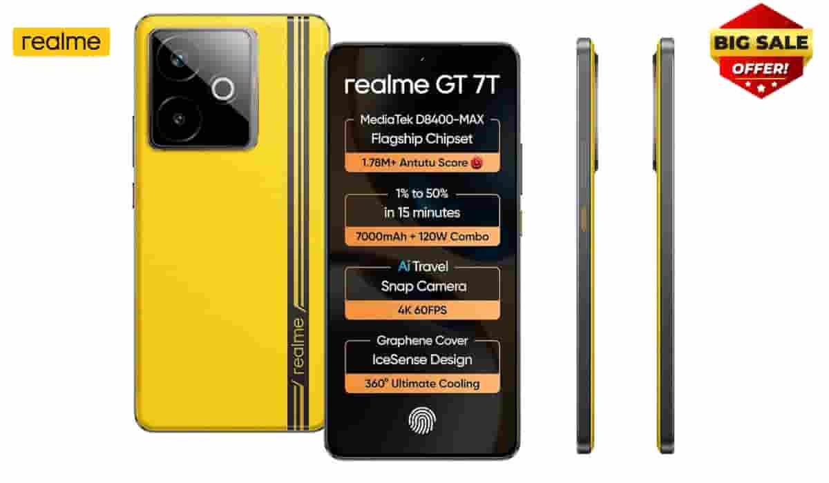 Realme GT 7T discount new price
