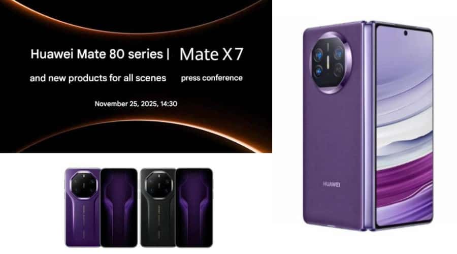 Huawei Mate 80 सीरीज और Mate X7 फोल्डेबल