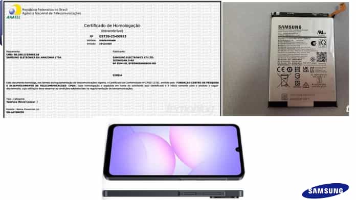 Samsung Galaxy A07 डिटेल्स लीक