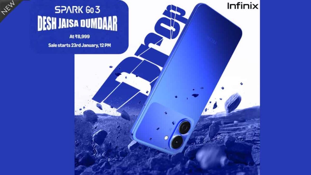 Tecno Spark Go 3 लॉन्च भारत में आया काम का सस्ता फोन, 6.75-इंच 120Hz स्क्रीन और IP64 रेटिंग से लैस