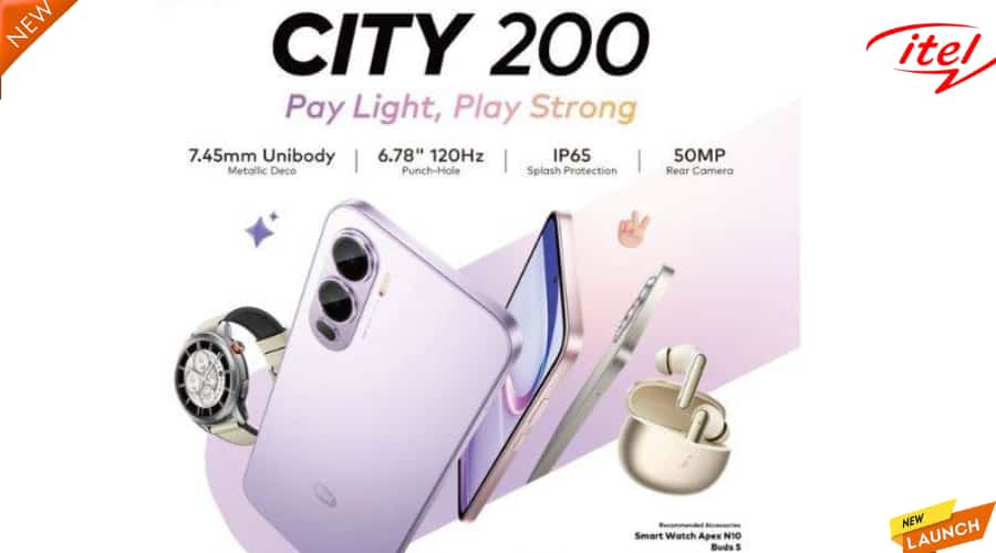itel City 200 लॉन्च