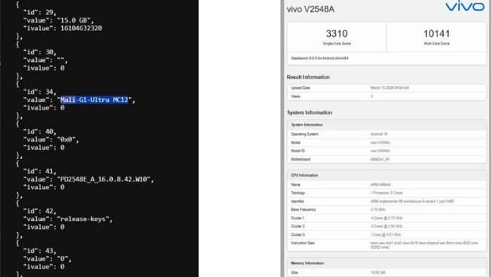 Vivo X300s Geekbench पर लिस्ट