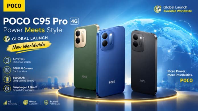 poco c95 pro 4g globally launch